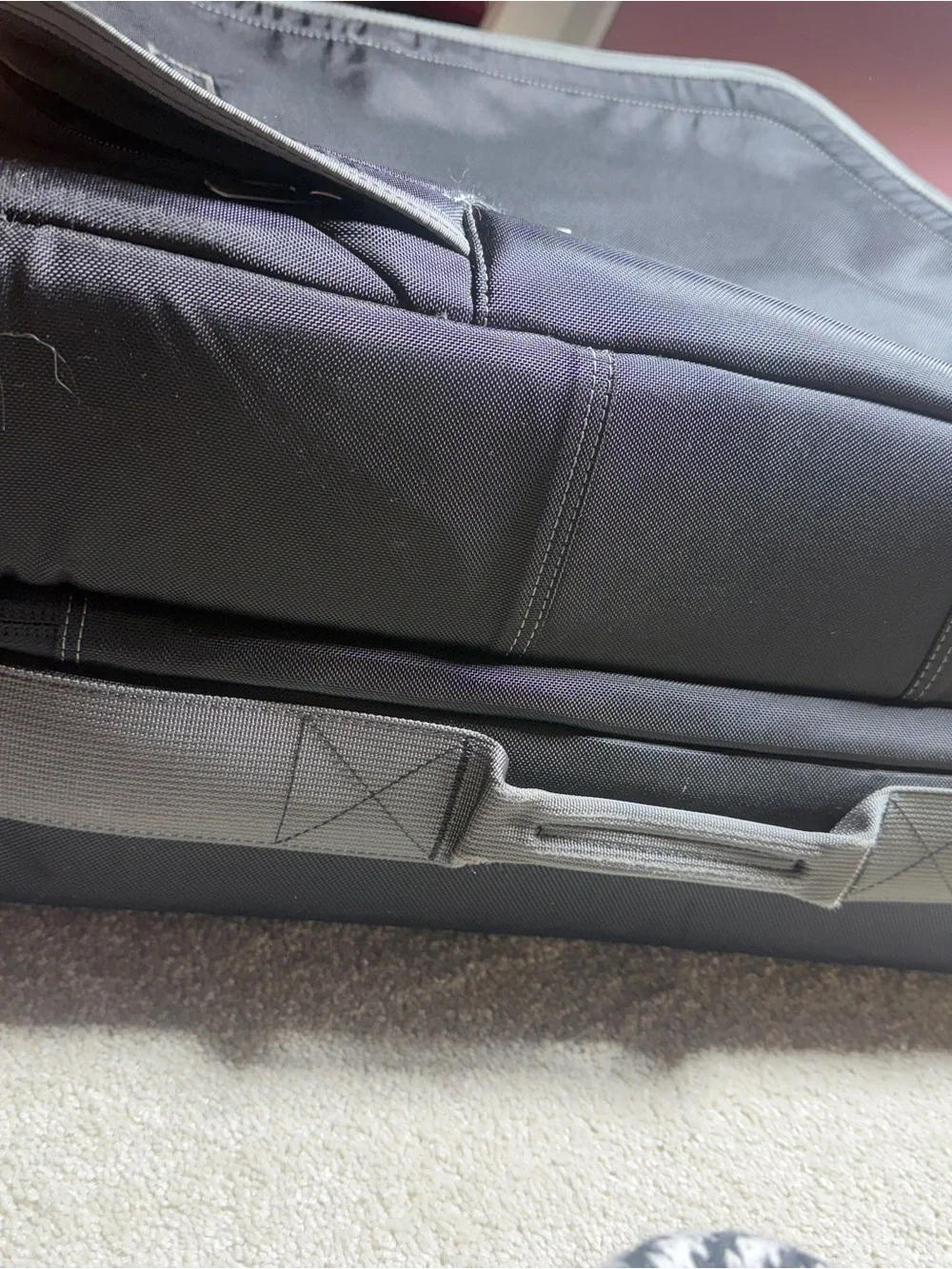 Timbuk2 Copilot Luggage Roller 2-Wheel Rolling Suitcase Carry On Black Grey